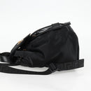 VERSACE Backpack Nylon Black Gold Auth 118734V-3