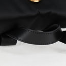 VERSACE Backpack Nylon Black Gold Auth 118734V-7