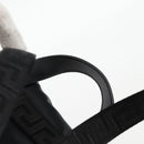 VERSACE Backpack Nylon Black Gold Auth 118734A-14