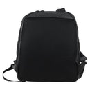 VERSACE Backpack Leather Black Gold Auth 118735M-2