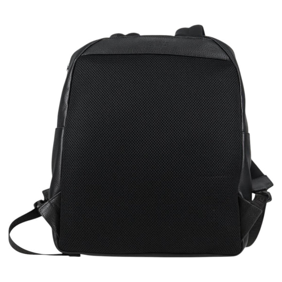 VERSACE Backpack Leather Black Gold Auth 118735M