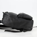 VERSACE Backpack Leather Black Gold Auth 118735M-3