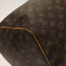 LOUIS VUITTON Monogram Keepall 55 Boston Bag M41424 LV Auth 118742V-17