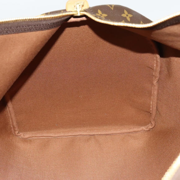 LOUIS VUITTON Monogram Keepall 55 Boston Bag M41424 LV Auth 118742V