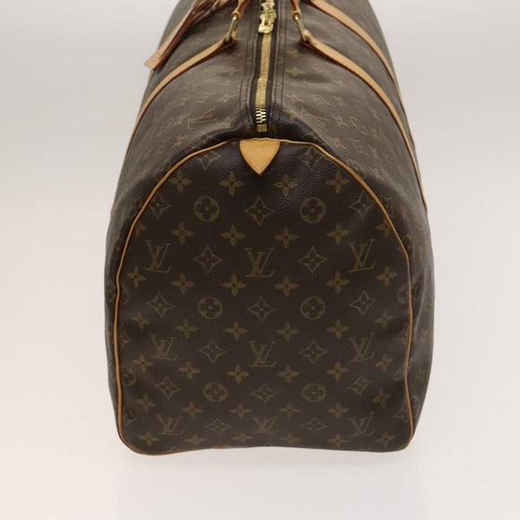 LOUIS VUITTON Monogram Keepall 55 Boston Bag M41424 LV Auth 118742V