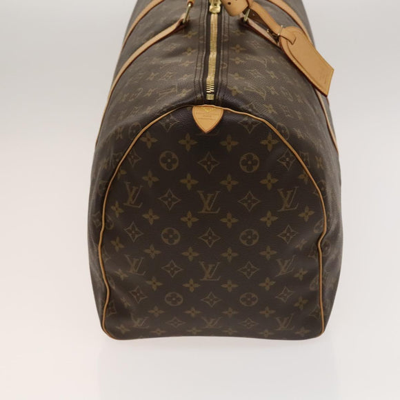 LOUIS VUITTON Monogram Keepall 55 Boston Bag M41424 LV Auth 118742V