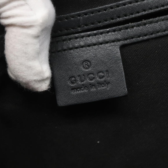 GUCCI GG Crystal Tote Bag Coated Canvas Navy Gold 197953 Auth 118745