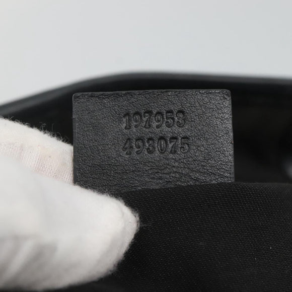 GUCCI GG Crystal Tote Bag Coated Canvas Navy Gold 197953 Auth 118745