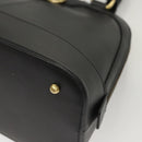 BURBERRY Hand Bag Leather Gold Black Auth 118748-16