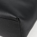 VERSACE Tote Bag Leather 2way Black Gold Auth 118750V-11