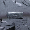 VERSACE Tote Bag Leather 2way Black Gold Auth 118750A-15