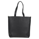 VERSACE Tote Bag Leather 2way Black Gold Auth 118750V-3