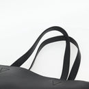 VERSACE Tote Bag Leather 2way Black Gold Auth 118750V-8