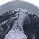 VERSACE Tote Bag Leather 2way Black Gold Auth 118751A-17