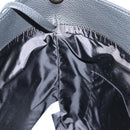 VERSACE Tote Bag Leather 2way Black Gold Auth 118751A-18