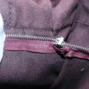 HERMES Fourre Tout PM Tote Bag Canvas Wine Red Auth 118757-12