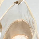 PRADA Hand Bag Vinyl Clear Beige Auth 118773-18