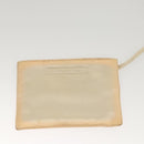 PRADA Hand Bag Vinyl Clear Beige Auth 118773-20