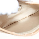 PRADA Hand Bag Vinyl Clear Beige Auth 118773-22