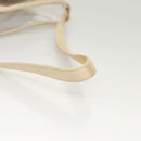 PRADA Hand Bag Vinyl Clear Beige Auth 118773-7