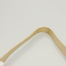 PRADA Hand Bag Vinyl Clear Beige Auth 118773-8