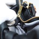 Salvatore Ferragamo Hand Bag Satin Black Auth 118774V-17