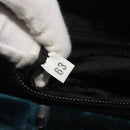 PRADA Tote Bag Velor Navy Silver Auth 118778-12