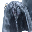 Salvatore Ferragamo Gancini Hand Bag Patent leather Black Gold Auth 118783-18