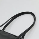 Salvatore Ferragamo Gancini Hand Bag Patent leather Black Gold Auth 118783-8