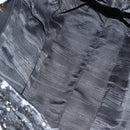 Salvatore Ferragamo Sequin Tote Bag Nylon Black Auth 118787V-10