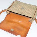 CELINE Macadam Canvas Shoulder Bag PVC Beige Auth 118792-15