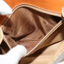 CELINE Macadam Canvas Shoulder Bag PVC Beige Auth 118792-20