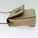CELINE Macadam Canvas Shoulder Bag PVC Beige Auth 118792-3