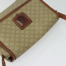 CELINE Macadam Canvas Shoulder Bag PVC Beige Auth 118792-6
