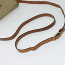 CELINE Macadam Canvas Shoulder Bag PVC Beige Auth 118792-7