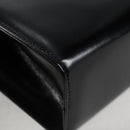 Salvatore Ferragamo Gancini Shoulder Bag Leather Black Gold Auth 118793V-12