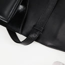 Salvatore Ferragamo Gancini Shoulder Bag Leather Black Gold Auth 118793V-18