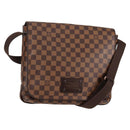 LOUIS VUITTON Damier Ebene Brooklyn MM Shoulder Bag N51211 LV Auth 118794V-1