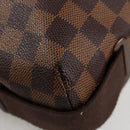 LOUIS VUITTON Damier Ebene Brooklyn MM Shoulder Bag N51211 LV Auth 118794V-13