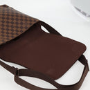 LOUIS VUITTON Damier Ebene Brooklyn MM Shoulder Bag N51211 LV Auth 118794V-15