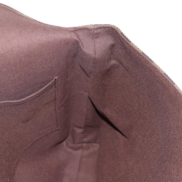 LOUIS VUITTON Damier Ebene Brooklyn MM Shoulder Bag N51211 LV Auth 118794V