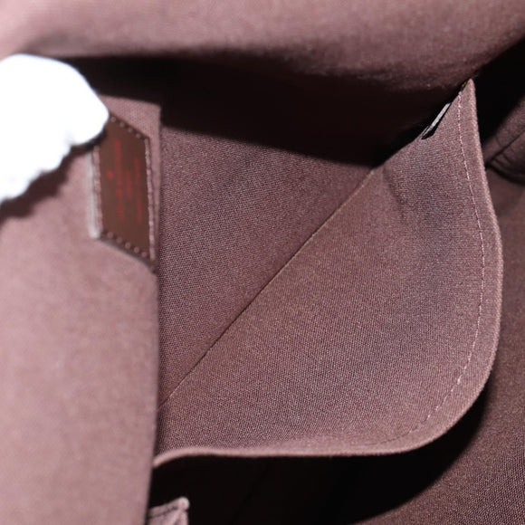 LOUIS VUITTON Damier Ebene Brooklyn MM Shoulder Bag N51211 LV Auth 118794V