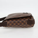 LOUIS VUITTON Damier Ebene Brooklyn MM Shoulder Bag N51211 LV Auth 118794V-4