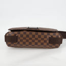 LOUIS VUITTON Damier Ebene Brooklyn MM Shoulder Bag N51211 LV Auth 118794V-9