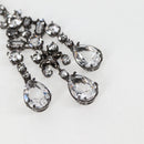 LOUIS VUITTON Pierce LV Chandelier Metal Silver Tone M02180 LV Auth 118796M-13