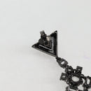 LOUIS VUITTON Pierce LV Chandelier Metal Silver Tone M02180 LV Auth 118796M-7