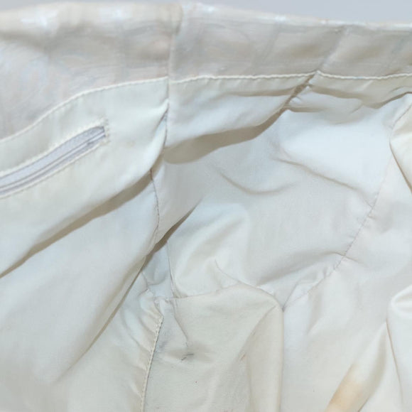 CHANEL New Travel Line MM Tote Bag Canvas Beige CC Auth 118797