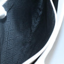 BALLY Quilted Tote Bag Leather White Gold Auth 118799-20