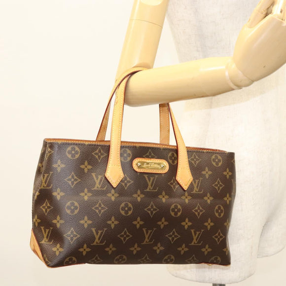 LOUIS VUITTON Monogram Wilshire PM Hand Bag M40595 LV Auth 118804