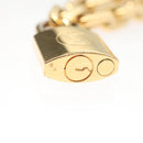 LOUIS VUITTON Necklace LV Edge Chain Cadena GP Necklace Gold MP2993 Auth 118806-15